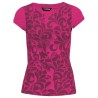 Dames t-shirt Karpos Loma Print W Jersey cabaret bordeaux